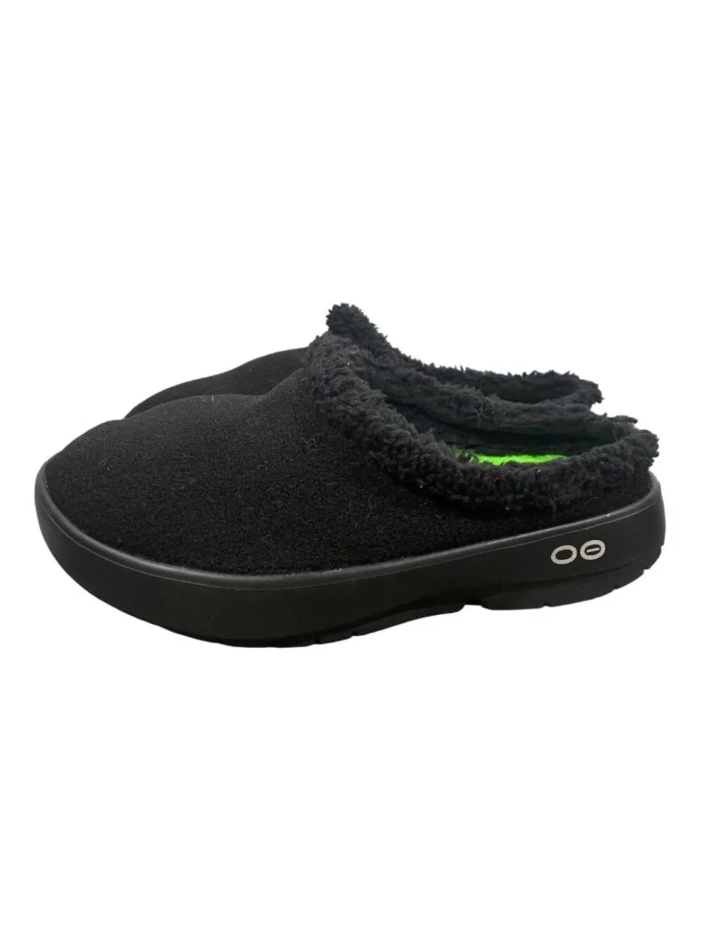 OOFOS OOcoozie Mule Mens Black Slip-On Shoes Size M8/EU 41